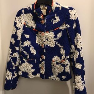 Anthropology quilted jacket